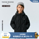Teenie Weenie Kids【小吐司輕羽絨】小熊童裝24冬中性三防羽絨服 黑松露小吐司（黑色） 130