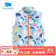 麗嬰房商場(chǎng)同款】麗嬰房童裝女童男童秋季兒童甜美糖果色搖粒絨馬甲 藍底印花 90 cm/2歲