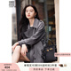香影高級感灰色風(fēng)衣女春秋2025新款氣質(zhì)英倫風(fēng)雙排扣寬松中長外套 灰色 M
