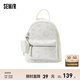 森馬（Semir）包包女雙肩包小眾設計感滿(mǎn)印旅行背包學(xué)生小書(shū)包2025新款時(shí)尚 本白10101 均碼