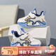 SNOOPY史努比童鞋兒童學(xué)步鞋卡通時(shí)尚運(yùn)動(dòng)鞋男女童網(wǎng)布透氣鞋0284藍(lán)色26