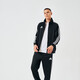 阿迪達斯 （adidas）外套男秋季跑步運動(dòng)立領(lǐng)夾克外套保暖運動(dòng)服 黑/白 M