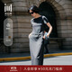 水云間女裝 圓領(lǐng)休閑簡(jiǎn)約萊賽爾醋酸輕薄連衣裙2025夏季新款 深灰 M