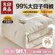 無(wú)印良品A類(lèi)全棉99%大豆子母被 二合一被子雙人加厚秋冬被4+6斤 220*240cm