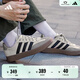 adidas「T頭鞋」BARREDA板鞋德訓鞋男女阿迪達斯輕運動(dòng) 灰色/黑色/樹(shù)脂黃   42