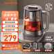 九陽（Joyoung）養(yǎng)生壺1.5L家用全鈦系列0重金屬恒溫壺 鈦茶籃鈦發(fā)熱盤鈦內(nèi)蓋煮茶器 花茶壺多段保溫電熱水壺WY911