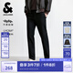 杰克·瓊斯（JACK&JONES）25年男裝秋冬褲子男直筒零壓褲加絨長褲商務(wù)休閑褲免燙易打理男褲 黑色036 加絨款 33 180