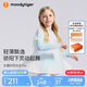 moodytiger【仙女家族】女童T恤輕薄涼感夏兒童防曬衣長(zhǎng)袖假兩件上衣親子裝