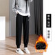 彪馬（PUMA）女褲 春秋新款針織跑步運動(dòng)褲子寬松潮流長(cháng)褲收口黑色衛褲休閑褲 633058-01/黑色加絨/秋冬款 /建議拍小一碼 XL