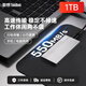 ThinkPad聯(lián)想ThinkBook移動(dòng)固態(tài)硬盤(pán)1TB高速傳輸550MB/S便攜PSSD外接大容量辦公手機家庭外置存儲硬盤(pán)SU700 1TB【讀速高達550MB/S】?jì)群占{袋