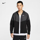 耐克男子防潑水跑步夾克冬季訓練加絨運動(dòng)外套NIKE MILER HV2670 010黑/煤黑/銀 3XL
