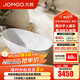 九牧（JOMOO）衛(wèi)浴人造石浴缸家用成人獨立式薄邊洗澡泡澡池深泡橢圓形浴池缸 1.5m鵝蛋形人造石浴缸YC11615