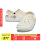 crocs卡駱馳貝雅卡駱班洞洞鞋|205089 冬日白/彩色-1LI 37/38(230mm)