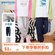 歌瑞家（greatfamily）兒童褲子童裝2024秋季新款小童中大童休閑褲運動(dòng)長(cháng)褲衛褲A類(lèi)樂(lè )友 女款【花灰】 130 【6-7歲】