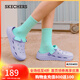 斯凱奇（Skechers）女鞋洞洞鞋涼鞋增高厚底耐磨沙灘拖鞋小怪獸包頭洞洞鞋111581 薰衣草色/LAV 38
