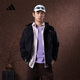 阿迪達斯（adidas）外套男子 2025冬季新款保暖拒風(fēng)運動(dòng)休閑寬松百搭連帽夾克外套 KA1307 L