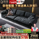 簡(jiǎn)第意式極簡(jiǎn)風(fēng)帆船沙發(fā)客廳直排小戶(hù)型防貓抓懶人現代磨砂絨布藝沙發(fā) 【德國磨砂絨布】2.6米四人位 【加厚乳膠座包+實(shí)木框架】