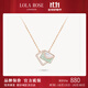 LOLA ROSE羅拉玫瑰情書(shū)系列項鏈女士項鏈生日禮物送女友節日禮物 LR50812-綠水晶