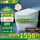 SKJ智能馬桶無(wú)水壓限制衛浴泡沫盾全自動(dòng)一體機輕音沖水坐便器-601 高配版【自動(dòng)翻蓋/不限水壓】 250/300/350/400坑距 下單備注
