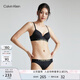 Calvin Klein內(nèi)衣【七夕禮物】女士簡約撞色提花ck薄墊性感3/4杯文胸QF7490AD UB1-太空黑 75B 34B 75B