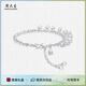 周大生S990足銀手鏈福氣滿(mǎn)滿(mǎn)鈴蘭花國風(fēng)百搭新中式鈴鐺教師節禮物送老師