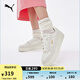 彪馬（PUMA）【厚底鞋】增高小白鞋女子經(jīng)典復古休閑板鞋CARINA395093 灰色-灰色-金色-02 37