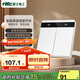 NVC雷士電工開關(guān)插座 屏顯智能開關(guān)已接入米家支持自定義按鍵名稱 零火雙鍵白