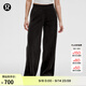 lululemon丨Scuba 女士中腰闊腿運動(dòng)褲 *絲絨 LW5HAAA 黑色 M