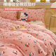 唐裔A類全棉雙層紗床上四件套KT貓純棉卡通少女心床品被套床單三件套4HelloKitty-甜心方糖1.5m 床單款 四件套-被套200x230