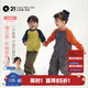 Q21蒲公英兒童速干T恤男童女童拼色插肩袖排汗長(cháng)袖打底上衣服春款 熊貓黑白 【春夏薄款≈120g】 130