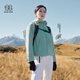 KOLON SPORT/可隆WINDSTOPPER?軟殼夾克 劉詩(shī)詩(shī)同款 女子GTX戶(hù)外防水外套 LKWJ5AN040-MT 薄荷綠 M 165/88A