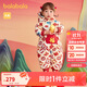 巴拉巴拉兒童寶寶連體衣新生嬰兒衣服羽絨拜年服2025新年春裝209125120201