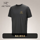 ARC'TERYX始祖鳥(niǎo) MOTUS CREW ARC'WORD SS 透氣 男子 速干短袖T恤 Black Heather/黑灰色 S