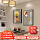 宜巢 餐廳裝飾畫(huà)現代簡(jiǎn)約風(fēng)格輕奢兩聯(lián)掛畫(huà)飯廳背景墻面裝飾壁 藝術(shù)空間 A款 40*60cm晶瓷【建議1.5-2米墻】