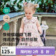 嫚熙（EMXEE）童裝吊帶連衣裙女童公主裙女寶無(wú)袖長(cháng)裙2025新款夏季寶寶裙子 玫瑰圓舞曲 90 cm 【1-2歲】