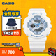 卡西歐（CASIO） BABY-G學(xué)生童款 BA-110BE馬卡龍系列時(shí)尚女士手表送女友 禮物 BA-110XBE-7APR