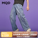馬騎頓（MQD）男童夏季新品學(xué)院風(fēng)中大童褲子休閑百搭親膚舒適牛仔褲