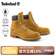 添柏嵐（Timberland）踢不爛男鞋戶外防水抓地牢固舒適耐穿大黃靴10061 小麥色 6.5
