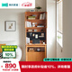 林氏家居復(fù)古風(fēng)折疊書桌書柜一體新款家用小戶型學(xué)習(xí)桌書架QA1V雅格系列