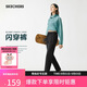 斯凱奇（Skechers）情侶裝閃穿褲夏季女士休閑褲運動褲吸濕速干九分褲長褲P225W293