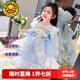 G.DUCKKIDS童裝洛麗塔公主裙女童連衣裙春秋季新款美樂(lè )蒂生日禮服蓬蓬裙女孩 藍色玉桂狗+裙撐 130 尺碼7~8歲【120-130cm】