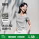 森馬（Semir）短袖T恤女短款套頭衫氣質(zhì)休閑2025夏假兩件緊身衣服109325100013