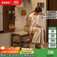 家逸實(shí)木換鞋凳入戶(hù)高級感穿鞋凳子門(mén)口鞋柜家用鞋架一體長(cháng)條床尾凳