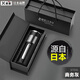煦凜【日本】水杯雙層高硼硅玻璃杯泡茶杯茶水分離茶杯摔不爛的玻璃杯 【禮盒款商務(wù)灰】防摔防燙 420ml 1只 一鍵開(kāi)蓋+高硼硅玻璃杯+耐高溫防摔