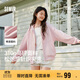 森馬（Semir）迪士尼外套女中長(cháng)款連帽寬松針織衛衣2025春休閑夾克109125108001