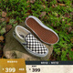 VANS范斯官方 經(jīng)典款Slip-On經(jīng)典一腳蹬鞋帆布鞋 黑白棋盤格  44 