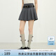 范思藍恩范思藍恩時(shí)尚少女感百褶高腰短裙2025春季新款半身裙11056 灰色 S