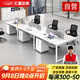 匯鑫亞美辦公桌椅組合簡(jiǎn)約現代職員辦公室桌子員工桌鋼架客服辦公桌椅20