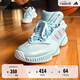 adidas「千絲甲」Pro Ventilate團(tuán)隊(duì)款緩震實(shí)戰(zhàn)籃球鞋男阿迪達(dá)斯   白色/墨水藍(lán)/粉藍(lán)(推薦腳型偏胖選大半碼)   43