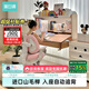 黑白調兒童S2兒童學(xué)習桌椅書(shū)桌學(xué)習桌兒童專(zhuān)用3-18歲實(shí)木可升降進(jìn)口山毛櫸